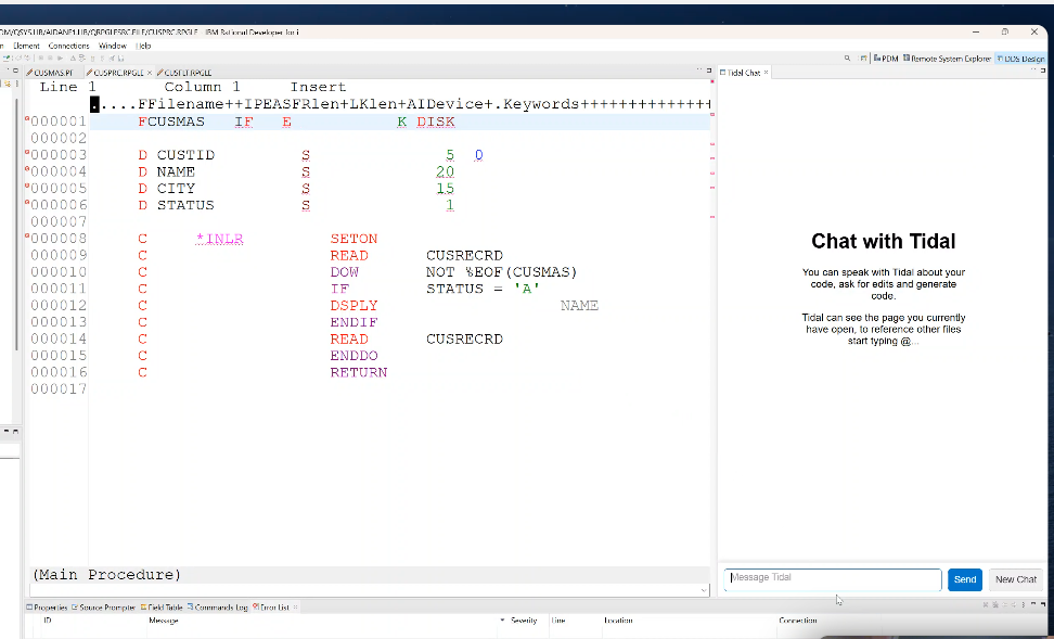 Flexible Chat Interface